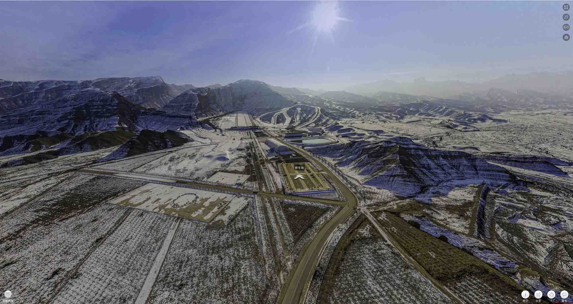 盘山720全景技术：开启全方位视觉新纪元——在手绘地图中的应用探索